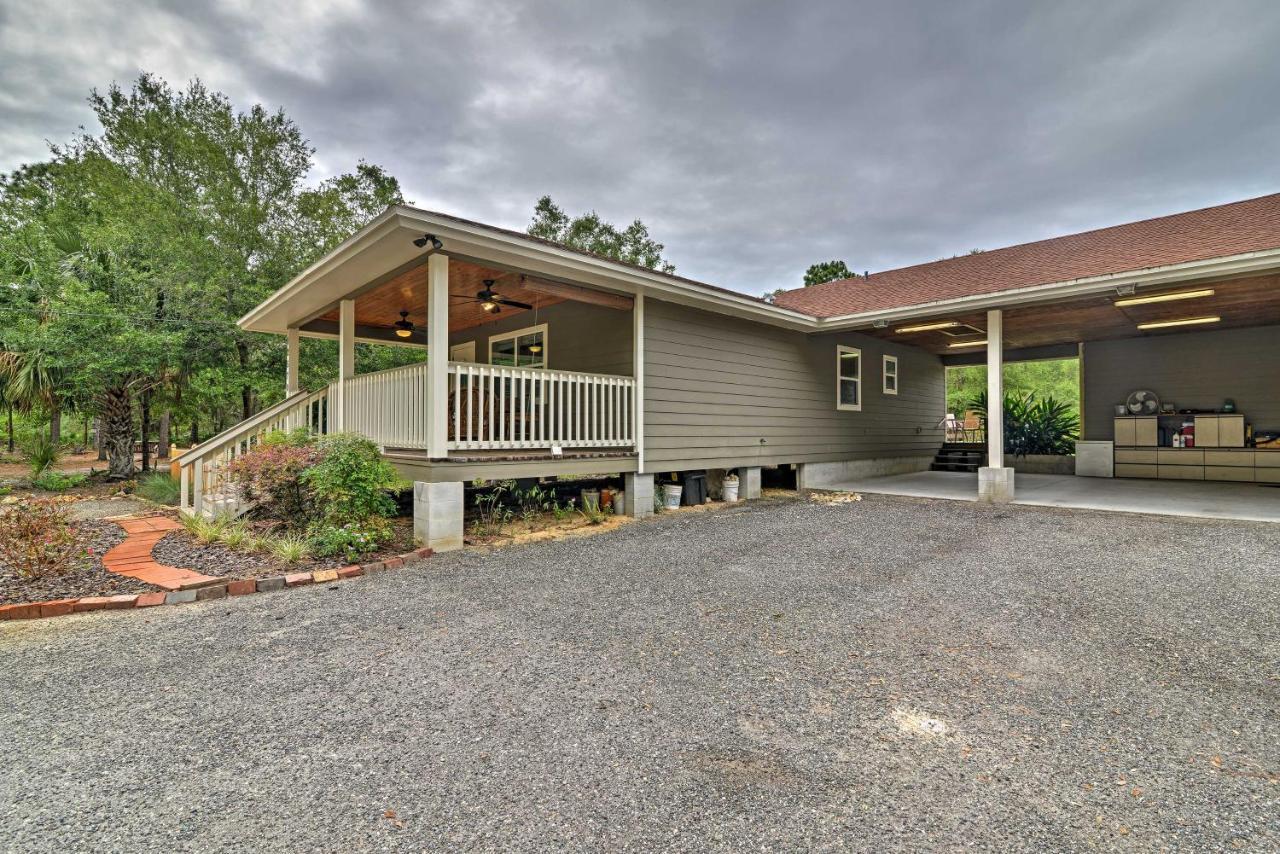 Crystal River Cottage On 1 Acre With Deck And Porch! Yankeetown Dış mekan fotoğraf